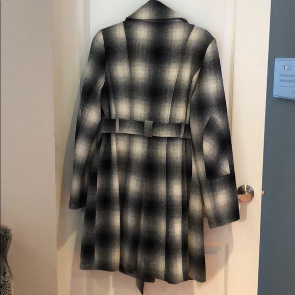 DKNY Long Belted Coat - Picture 2 of 8